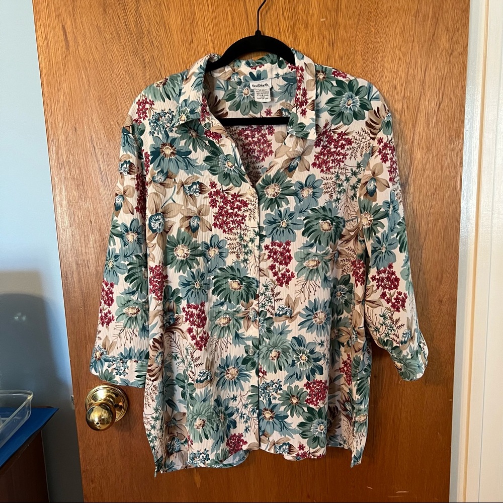 Vintage Cottagecore Button Down - image 3